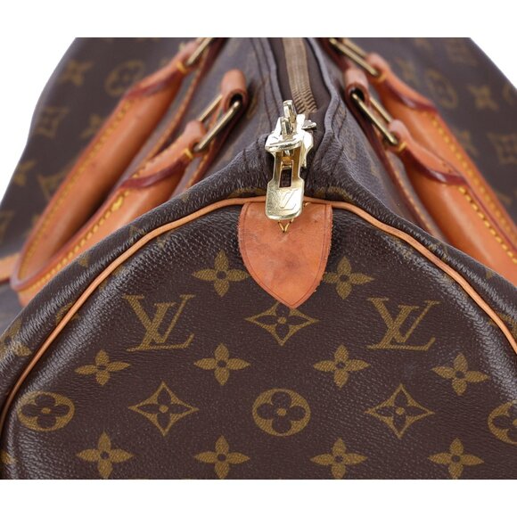 Louis Vuitton Monogram Keepall 45 Travel Boston Bag M41428 Weekender - Picture 6 of 17